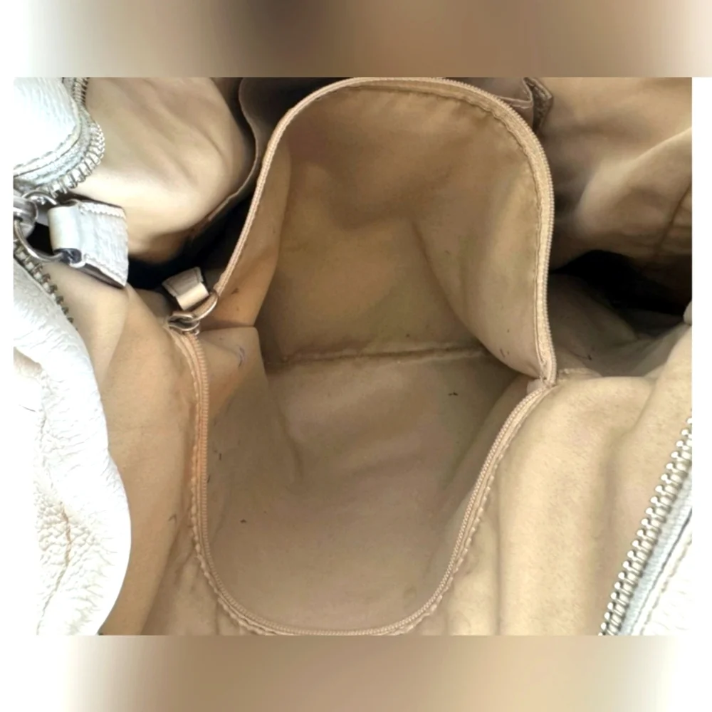 Coach Creme White Shoulder Crossbody Hobo Style Large Bag Previously Lov… - Picture 7 of 15